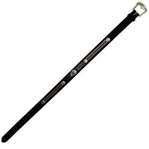 New Tony Lama Men Western Leather Black Belt